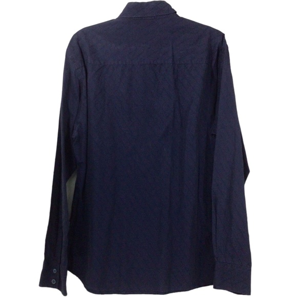 Vtg Versace Jeans Couture Ittierre Spa Striped Button Down Shirt Size XL 16.5 - Picture 2 of 8